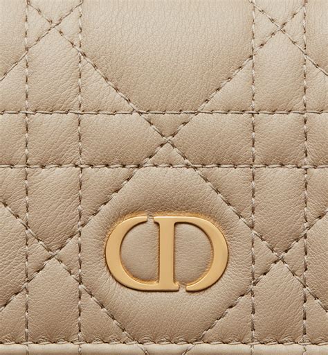 capricorn wallet dior|Dior Caro XS Wallet Natural Supple Cannage Calfskin.